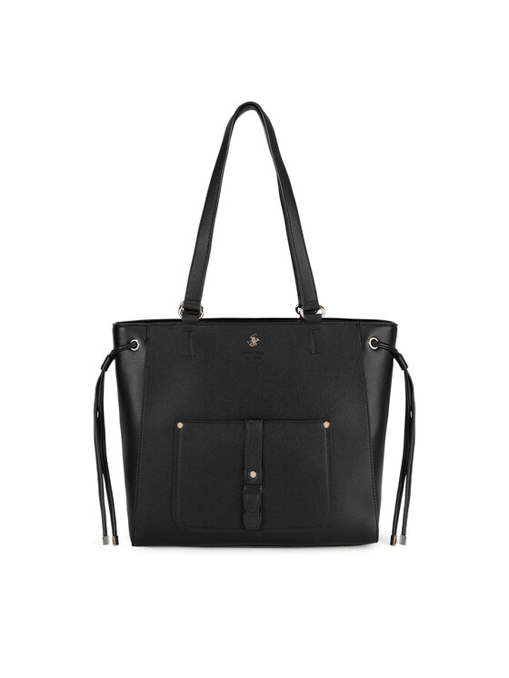 Beverly Hills Polo Club Дамска чанта C-BHPC-C-015-07 Черен цвят на ниска цена