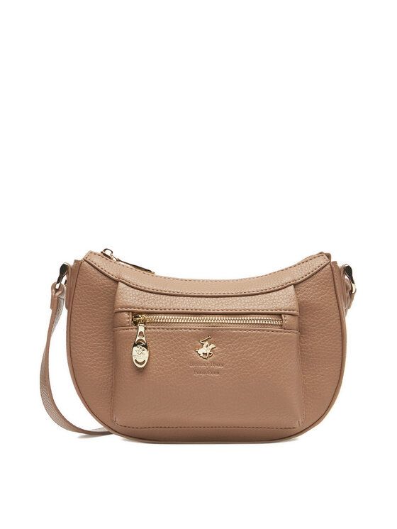 Beverly Hills Polo Club Дамска чанта C-BHPC-L-017-08 Бежов цвят на ниска цена