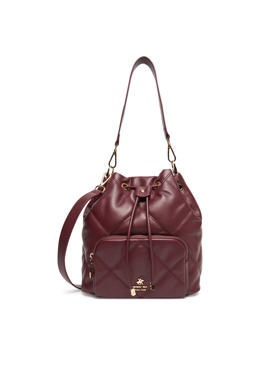 Beverly Hills Polo Club Дамска чанта CEO-BHPC-C-011-08 Бордо цвят на ниска цена