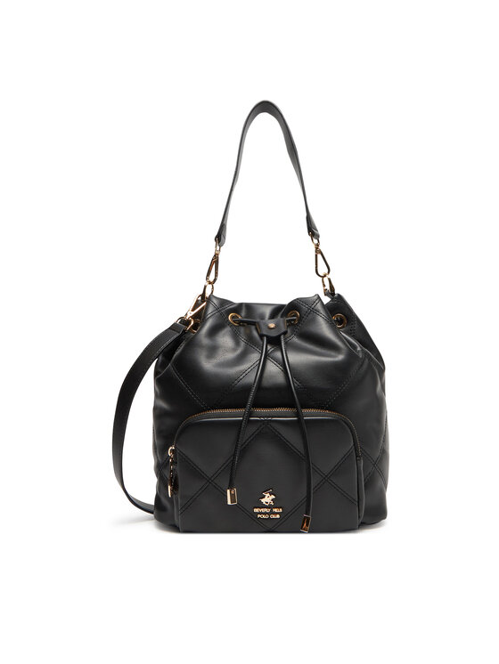 Beverly Hills Polo Club Дамска чанта CEO-BHPC-C-011-08 Черен цвят на ниска цена