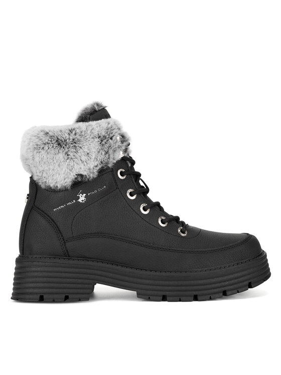 Beverly Hills Polo Club Зимни обувки V12-703 Черен цвят на ниска цена