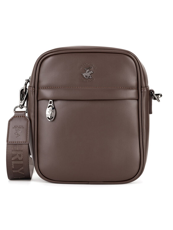 Beverly Hills Polo Club Мъжка чантичка BHPC-L-018-07 Кафяв цвят на ниска цена