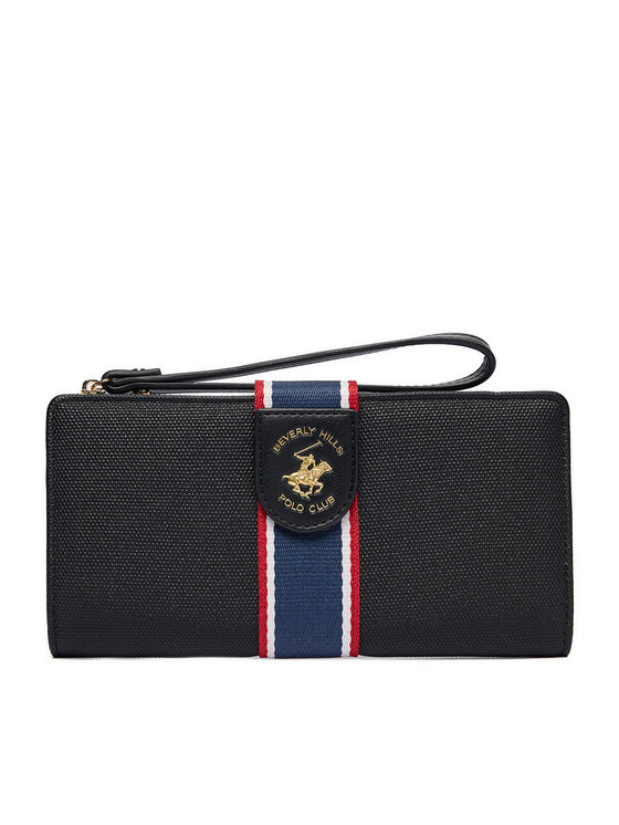 Beverly Hills Polo Club Портфейл CEO-BHPC-W1-006-AW25 Черен цвят на ниска цена