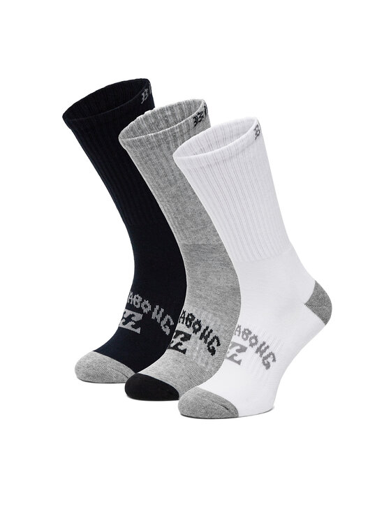 Billabong Дълги чорапи AS_BILLABONG_01W_SS25 (3-PACK) Сив цвят на ниска цена