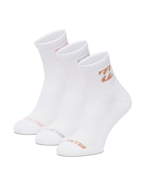 Billabong Дълги чорапи AS_BILLABONG_03Z_SS25 (3-PACK) Бял цвят на ниска цена