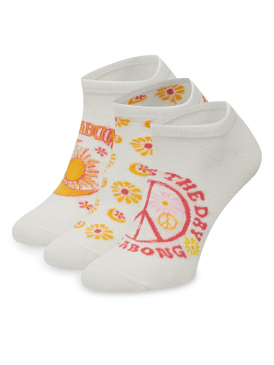 Billabong Къси чорапи AS_BILLABONG_04S_SS25 (3-PACK) Бял цвят на ниска цена