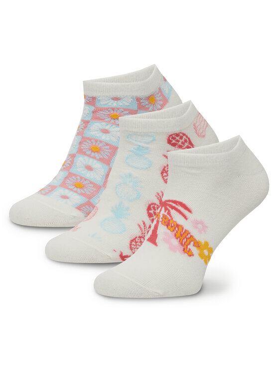 Billabong Къси чорапи AS_BILLABONG_04S_SS25 (3-PACK) Бял цвят на ниска цена