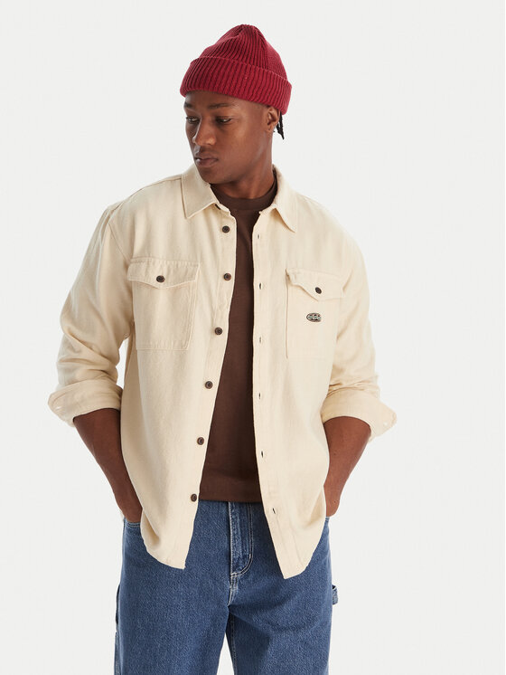 Billabong Риза Del Mar Flannel EBYWT03018 Бежов Regular Fit цвят на ниска цена