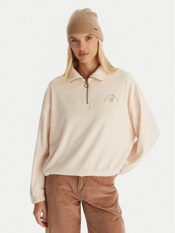 Billabong Суитшърт Coffee Time EBJKT00115 Екрю Regular Fit цвят на ниска цена