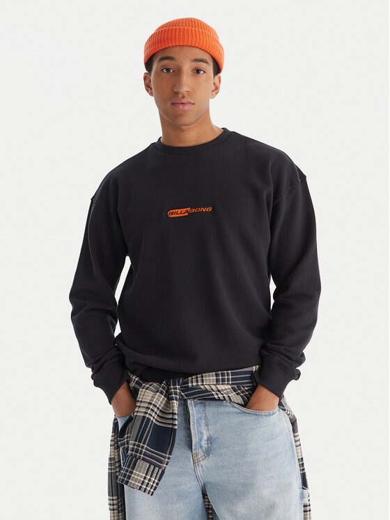Billabong Суитшърт EBYFT00153 Черен Regular Fit цвят на ниска цена