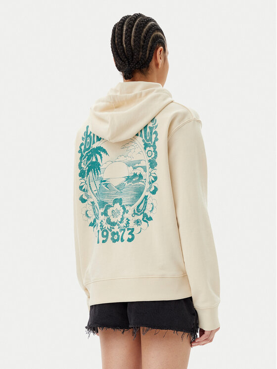 Billabong Суитшърт More Rides EBJSF00179 Бежов Regular Fit цвят на ниска цена