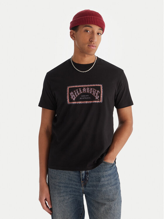 Billabong Тишърт Arch Frame EBYZT00341 Черен Regular Fit цвят на ниска цена
