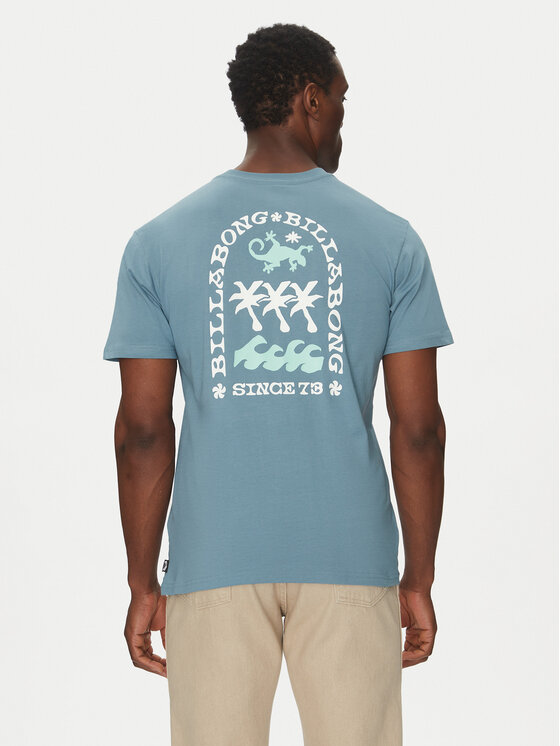 Billabong Тишърт EBYZT00308 Син Regular Fit цвят на ниска цена
