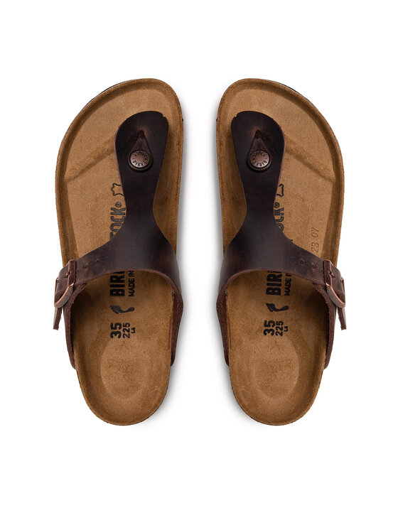 Birkenstock Джапанки Gizeh Bs 0743833 Кафяв цвят на ниска цена