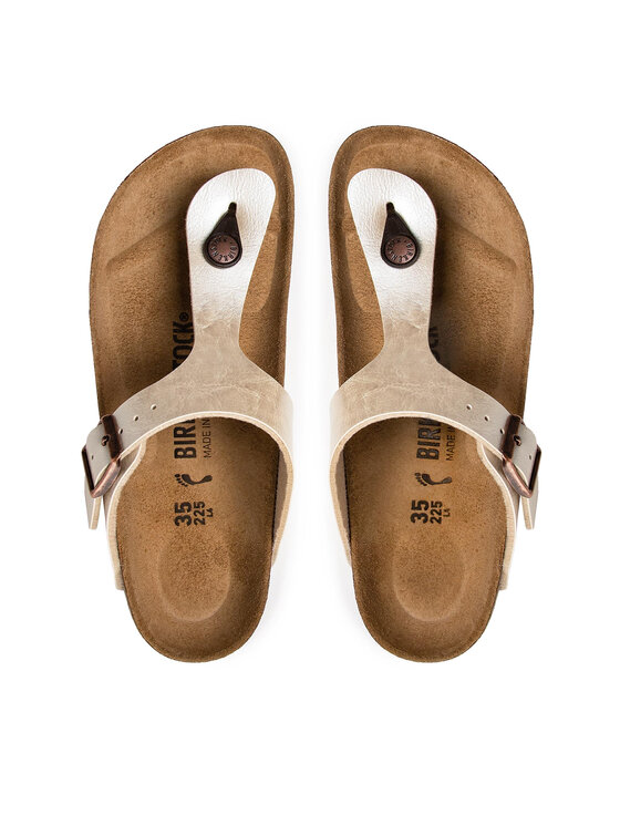 Birkenstock Джапанки Gizeh Bs 943873 Бял цвят на ниска цена