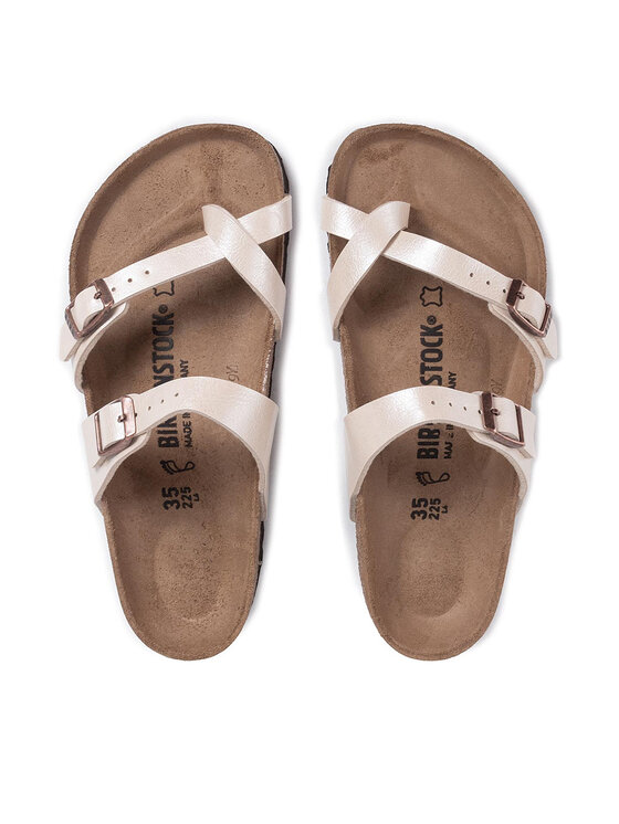Birkenstock Джапанки Mayari 0071661 Бежов цвят на ниска цена