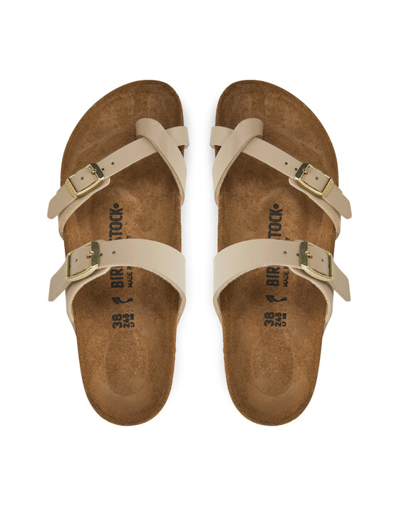 Birkenstock Джапанки Mayari 1029726 Бежов цвят на ниска цена