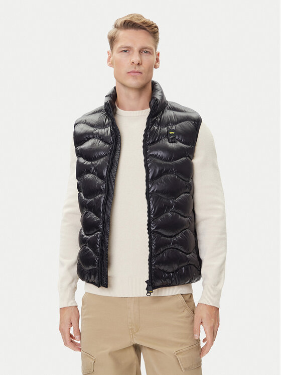 Blauer Жилетка за костюм 25WBLUX02081 Черен Regular Fit цвят на ниска цена