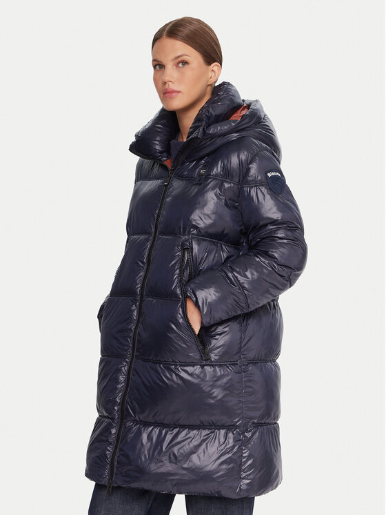 Blauer Зимно яке 25WBLDK02192 Тъмносин Regular Fit цвят на ниска цена