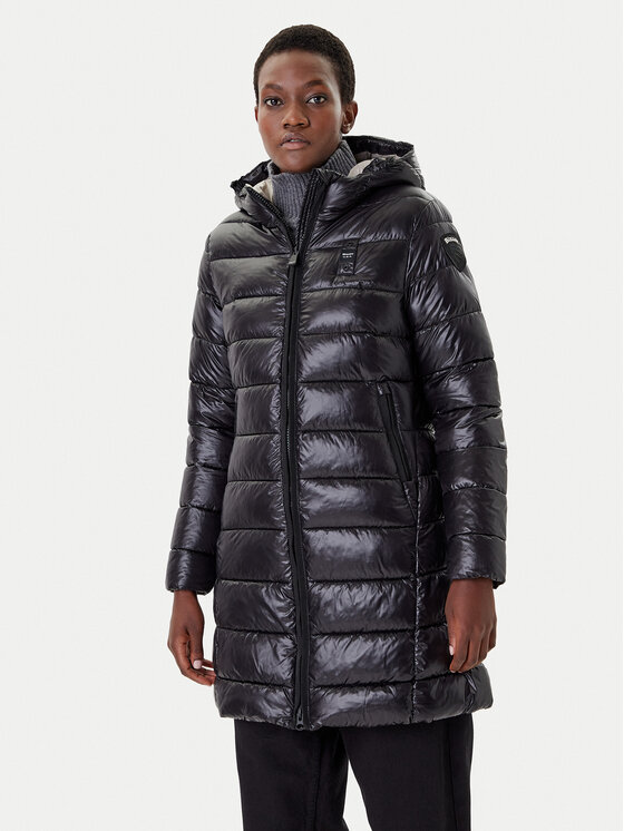 Blauer Преходно яке 25WBLDK02069 Черен Regular Fit цвят на ниска цена