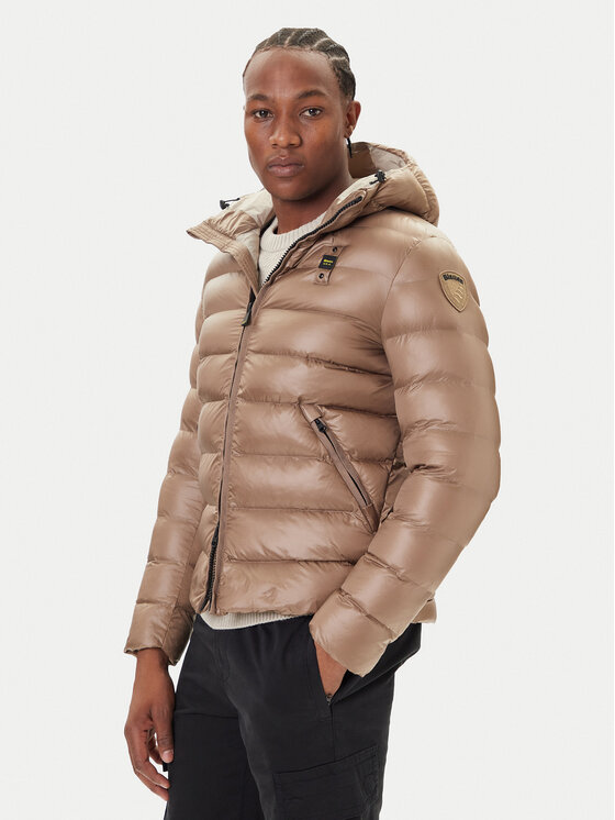 Blauer Преходно яке 25WBLUC02079 Бежов Regular Fit цвят на ниска цена