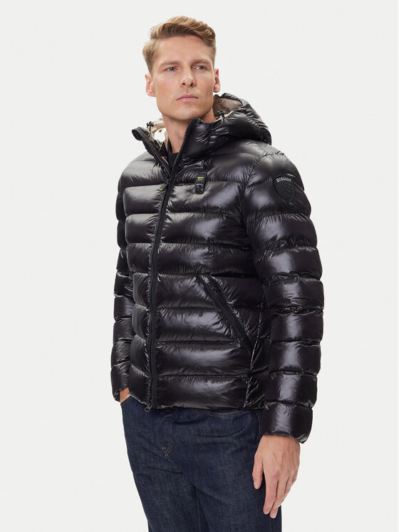 Blauer Преходно яке 25WBLUC02079 Черен Regular Fit цвят на ниска цена