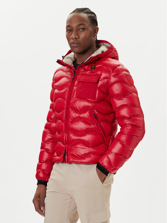 Blauer Преходно яке 25WBLUC02080 00598 Червен Regular Fit цвят на ниска цена