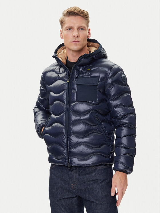 Blauer Преходно яке 25WBLUC02080 Тъмносин Regular Fit цвят на ниска цена