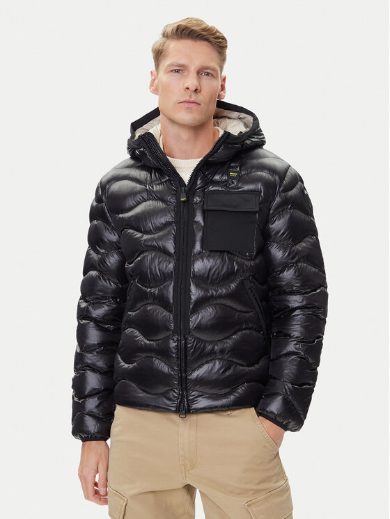 Blauer Преходно яке 25WBLUC02080 Черен Regular Fit цвят на ниска цена