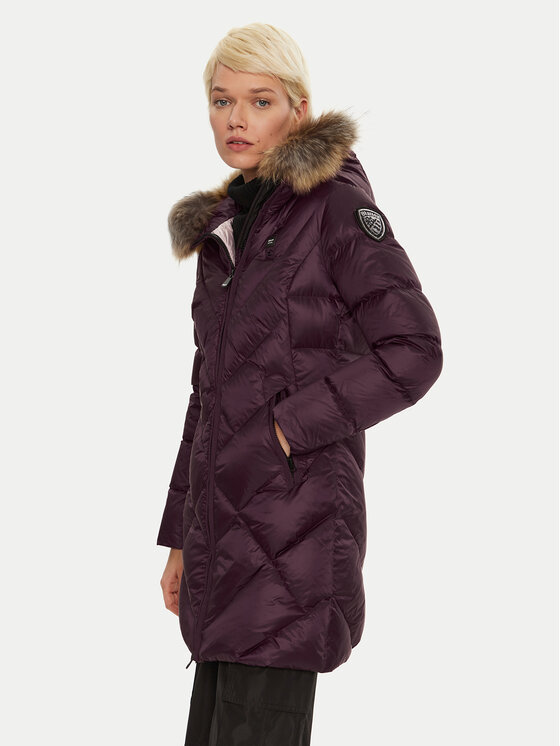 Blauer Пухено яке 24WBLDK03052 Бордо Regular Fit цвят на ниска цена