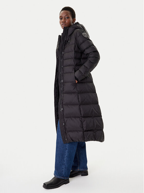Blauer Пухено яке 25WBLDK03101 Черен Regular Fit цвят на ниска цена