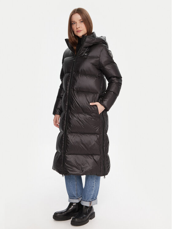 Blauer Пухено яке 25WBLDK03161 Черен Regular Fit цвят на ниска цена