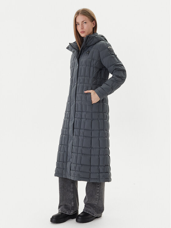 Blauer Пухено яке Impermeabile 25WBLDK03230 Сив Regular Fit цвят на ниска цена