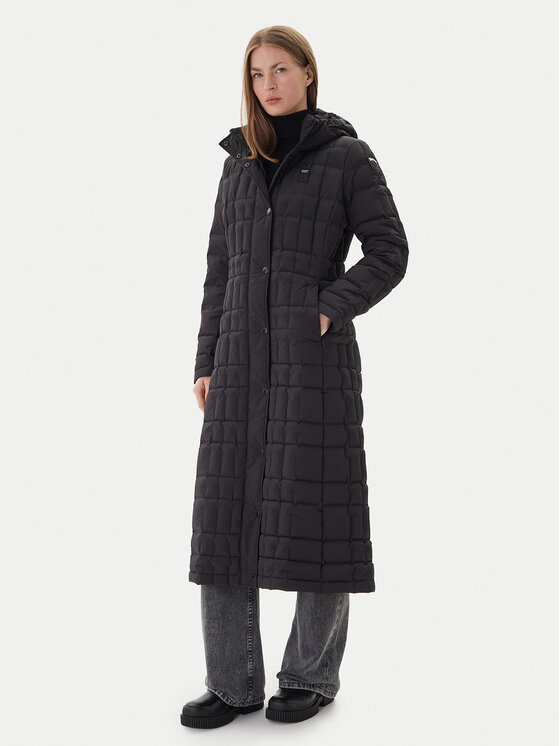 Blauer Пухено яке Impermeabile 25WBLDK03230 Черен Regular Fit цвят на ниска цена