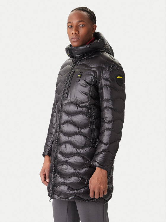 Blauer Пухено яке Impermeabile 25WBLUK03068 Черен Regular Fit цвят на ниска цена