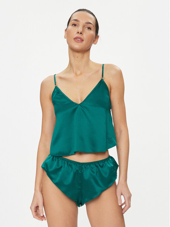 Bluebella Пижама Faye 42099 Зелен Regular Fit цвят на ниска цена