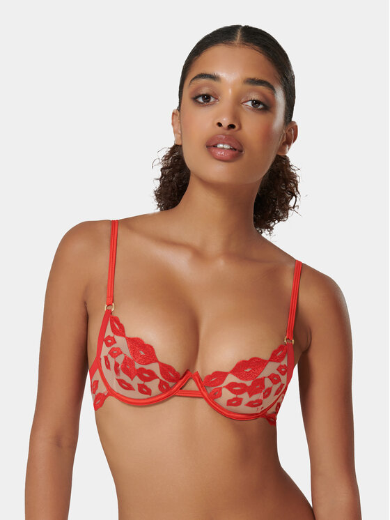 Bluebella Сутиен с банели Marian 42226 Червен цвят на ниска цена