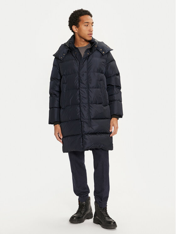 Bomboogie Пухено яке CM8774TTNP4 Тъмносин Regular Fit цвят на ниска цена