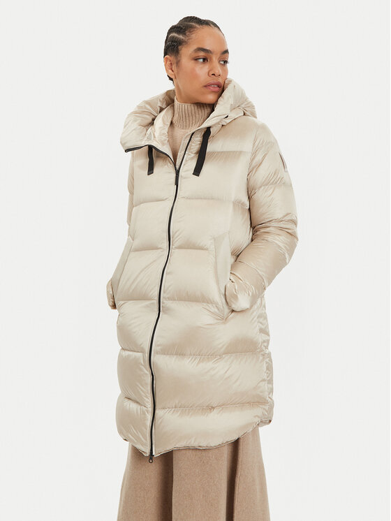 Bomboogie Пухено яке CW6630TDLC4 Бежов Regular Fit цвят на ниска цена