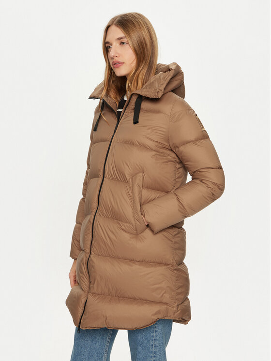 Bomboogie Пухено яке CW6630TMNA4 Кафяв Regular Fit цвят на ниска цена