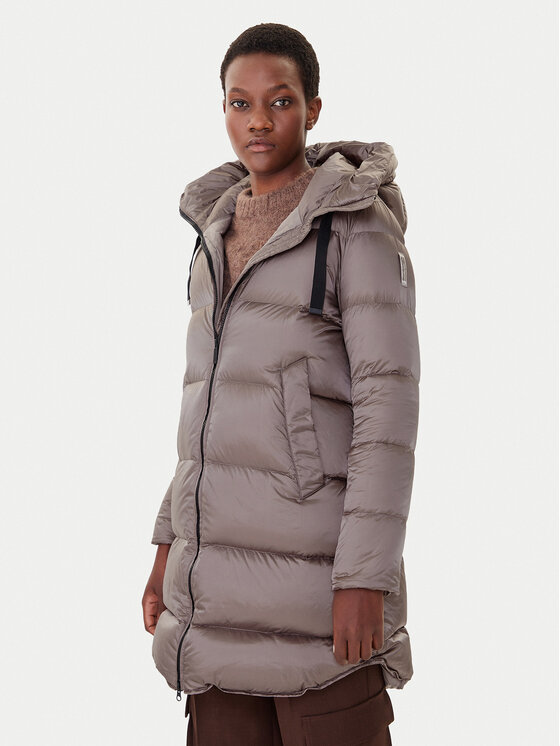 Bomboogie Пухено яке Geneva CW6630TDLC5 Кафяв Regular Fit цвят на ниска цена