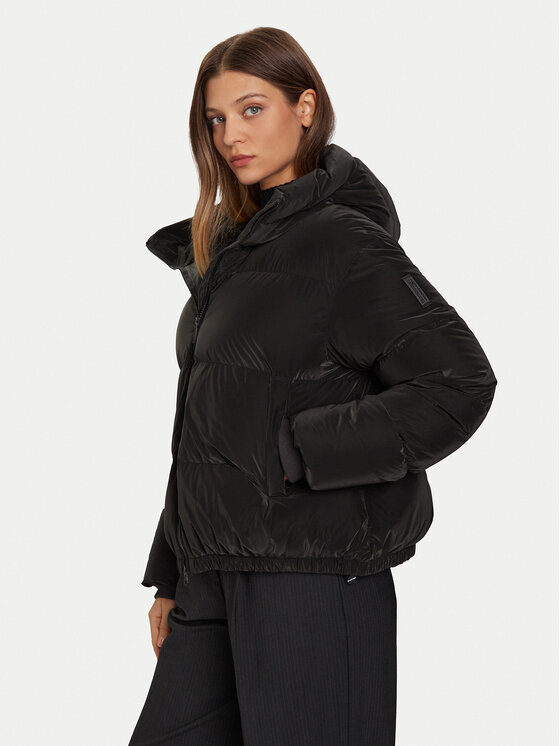 Bomboogie Пухено яке Riga JW8139TGLP5 Черен Regular Fit цвят на ниска цена