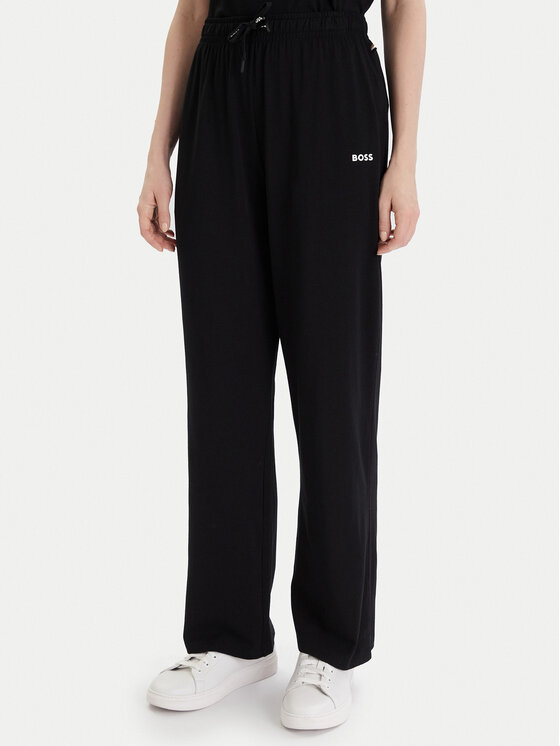 Boss Долнище анцуг 50520148 Черен Relaxed Fit цвят на ниска цена