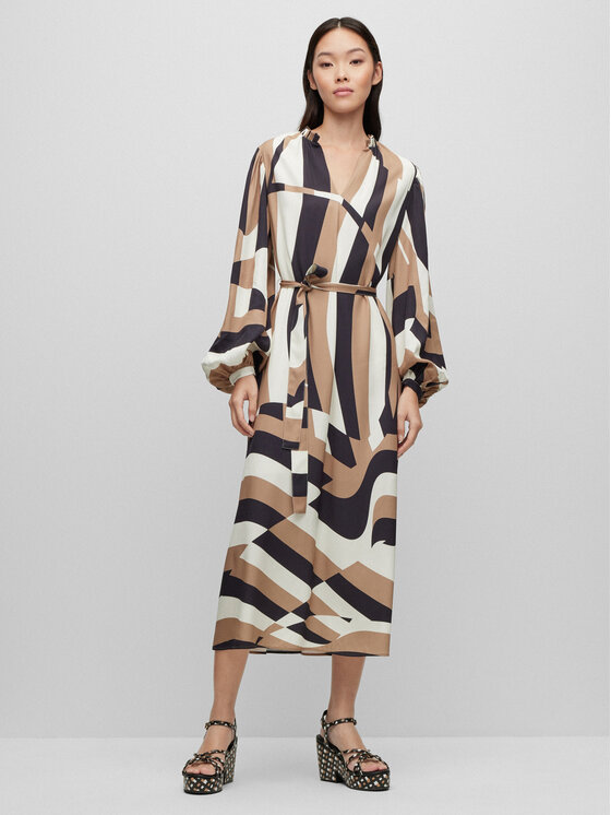 Boss Ежедневна рокля Detola 1 50492313 Цветен Relaxed Fit цвят на ниска цена