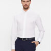 Boss Риза 50469378 Бял Regular Fit цвят на ниска цена