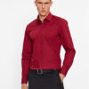 Boss Риза H-Hank-Kent-C1-214 50469345 Червен Slim Fit цвят на ниска цена