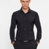 Boss Риза P-Hank-S-Kent-C1-222 50503554 Черен Slim Fit цвят на ниска цена