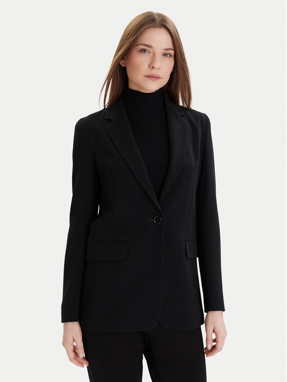 Boss Сако Jocaluah 50490053 Черен Regular Fit цвят на ниска цена