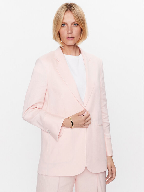 Boss Сако Jodhi 50486776 Розов Oversize цвят на ниска цена