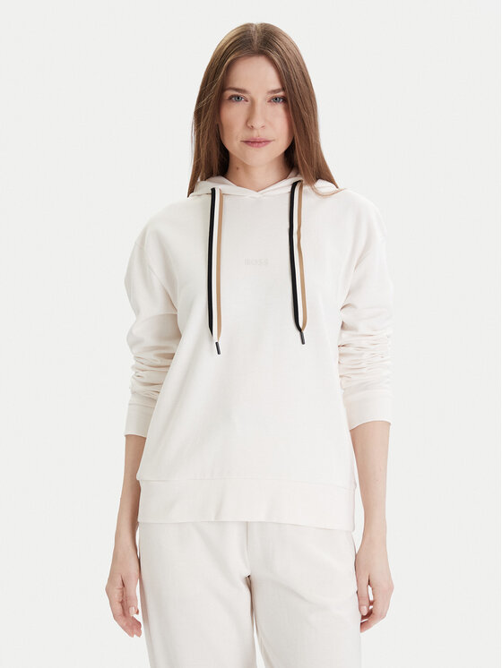 Boss Суитшърт CP Stripe 50524760 Екрю Regular Fit цвят на ниска цена